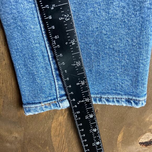 Madewell Womens Jeans Blue Denim High Rise Perfect Vintage Distressed Stretch 25 - Picture 9 of 12